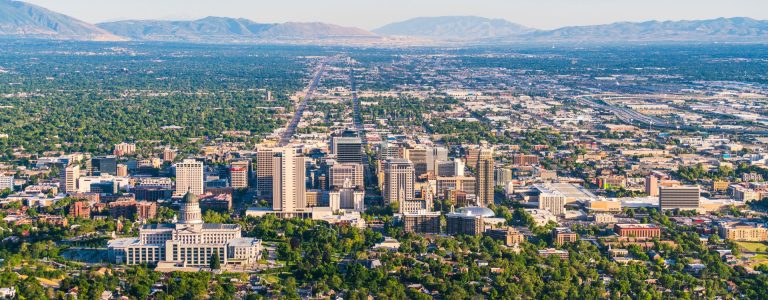 Salt Lake City Aerial View